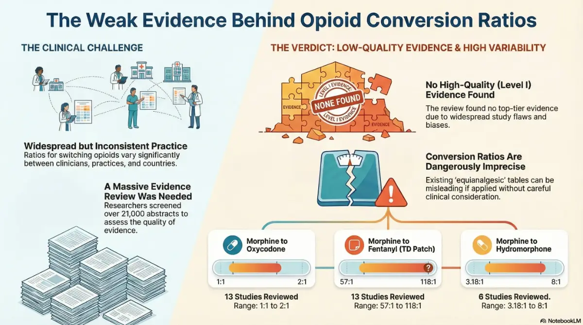 Opioid Conversion Ratios: A Scoping Review to Inform Guidelines