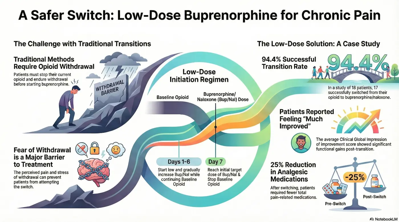 Low-dose Buprenorphine/Naloxone Initiation for Chronic Non-cancer Pain